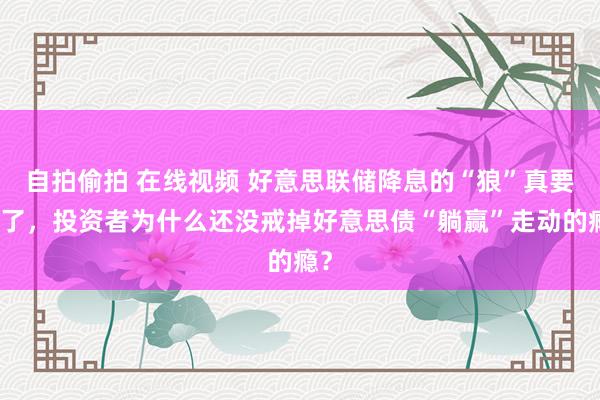 自拍偷拍 在线视频 好意思联储降息的“狼”真要来了，投资者为什么还没戒掉好意思债“躺赢”走动的瘾？