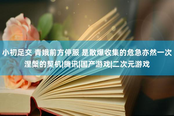 小初足交 青娥前方停服 是散爆收集的危急亦然一次涅槃的契机|腾讯|国产游戏|二次元游戏